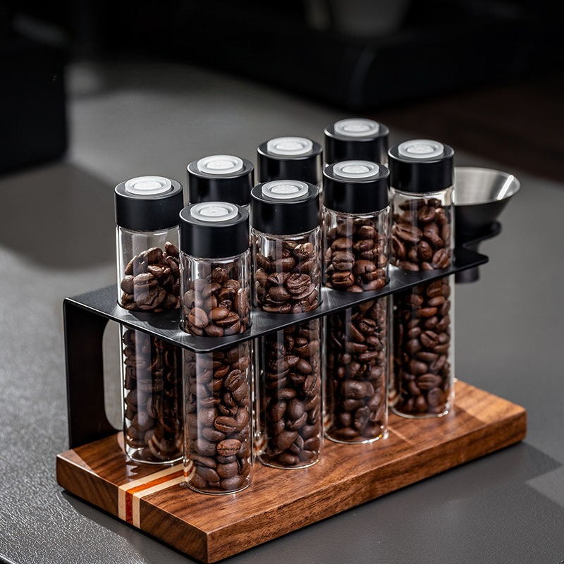 Commercial Kitchen Organization - JUSTINLAU Glass Coffee Bean Storage Jars