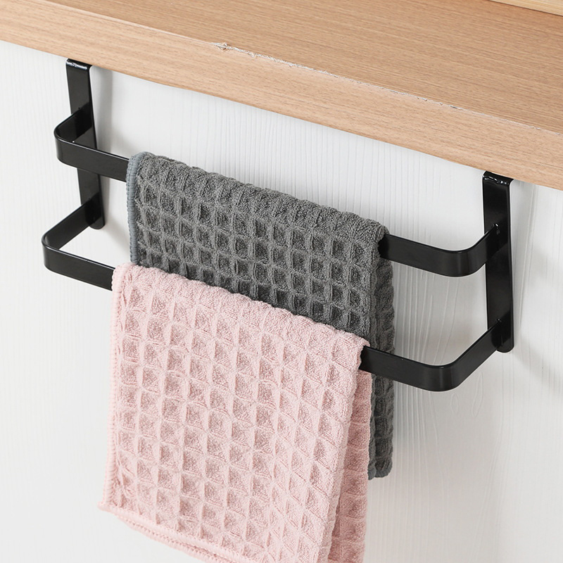 Commercial Kitchen Supplies - Kitchen/Bathroom Towels Rack Wrought Iron Double-Layer
