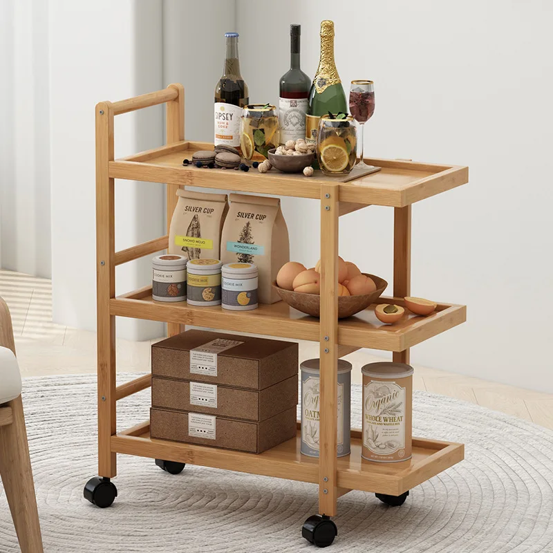 Commercial Kitchen On Wheels - Multi-Level Handcart Vegetable Rack–Commercial Kitchen Shelf