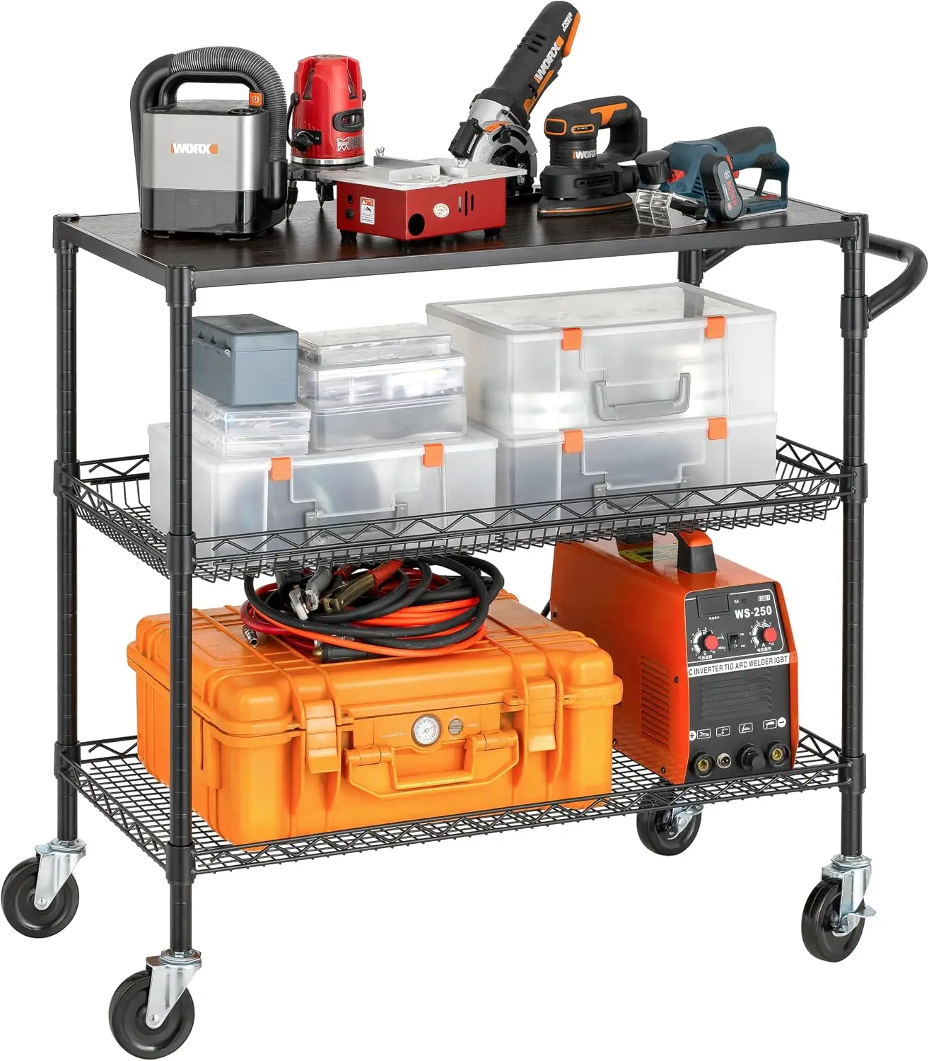 3 Tier Heavy Duty Commercial G - Commercial Kitchen On Wheels review and price