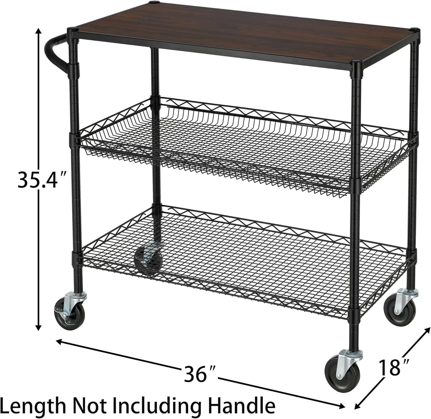 3 Tier Heavy Duty Commercial G - Commercial Kitchen On Wheels review and price