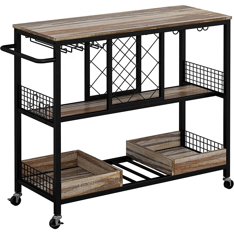 Wine Rack Table, Industrial Ba - Commercial Kitchen On Wheels review and price