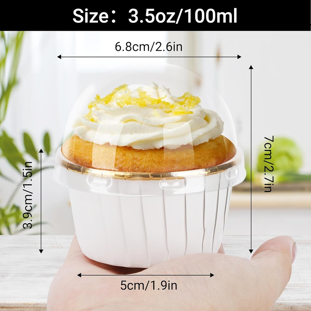 50 pcs Muffins Cup Paper Cupca - Commercial Kitchen Items review and price