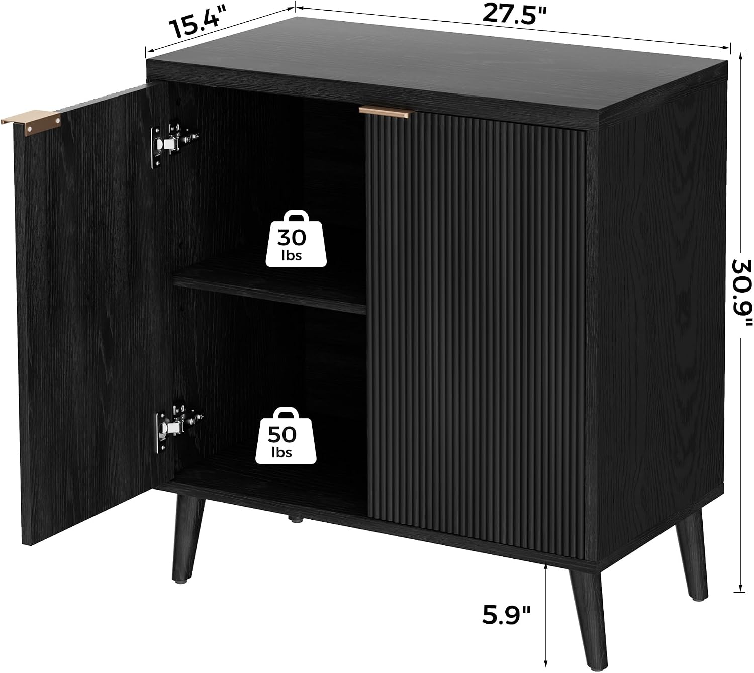 Fluted Buffet Cabinet With Sto - Commercial Kitchen Organization review and price