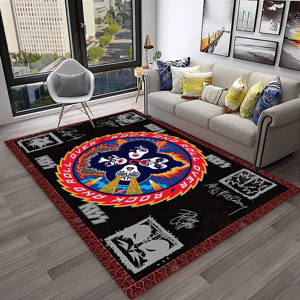 Retro KISS Rock Band Carpet Ru - Commercial Kitchen Floor review and price