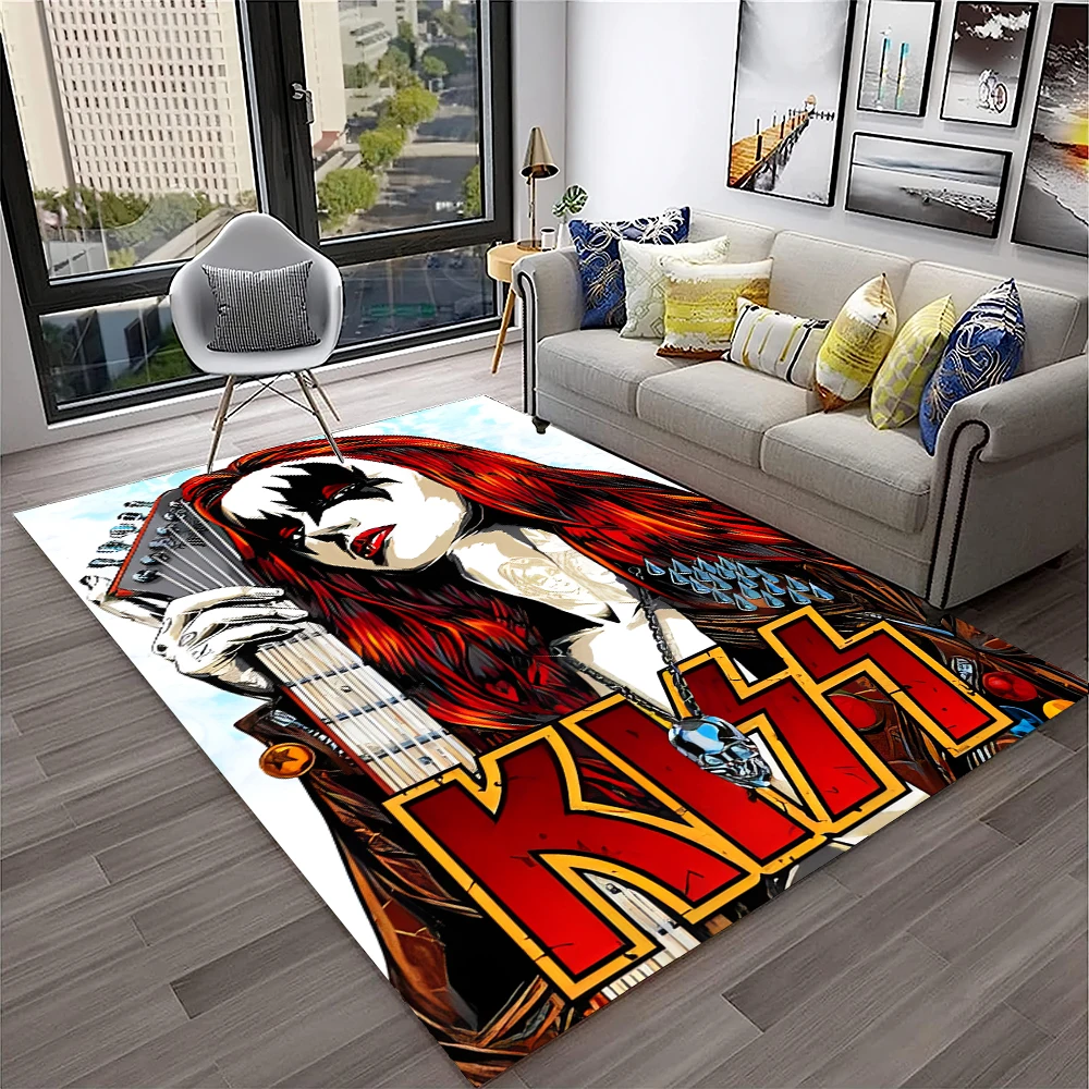 Retro KISS Rock Band Carpet Ru - Commercial Kitchen Floor review and price