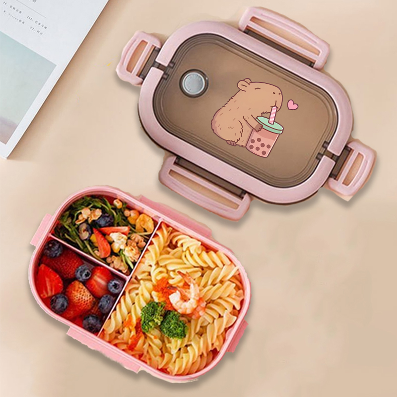 Capybara Bento Lunch Box Anime - Commercial Kitchen Organization review and price