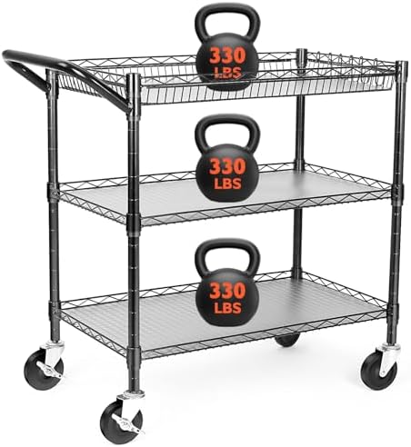 Heavy Duty Utility Cart, 990Lb - Commercial Kitchen On Wheels review and price