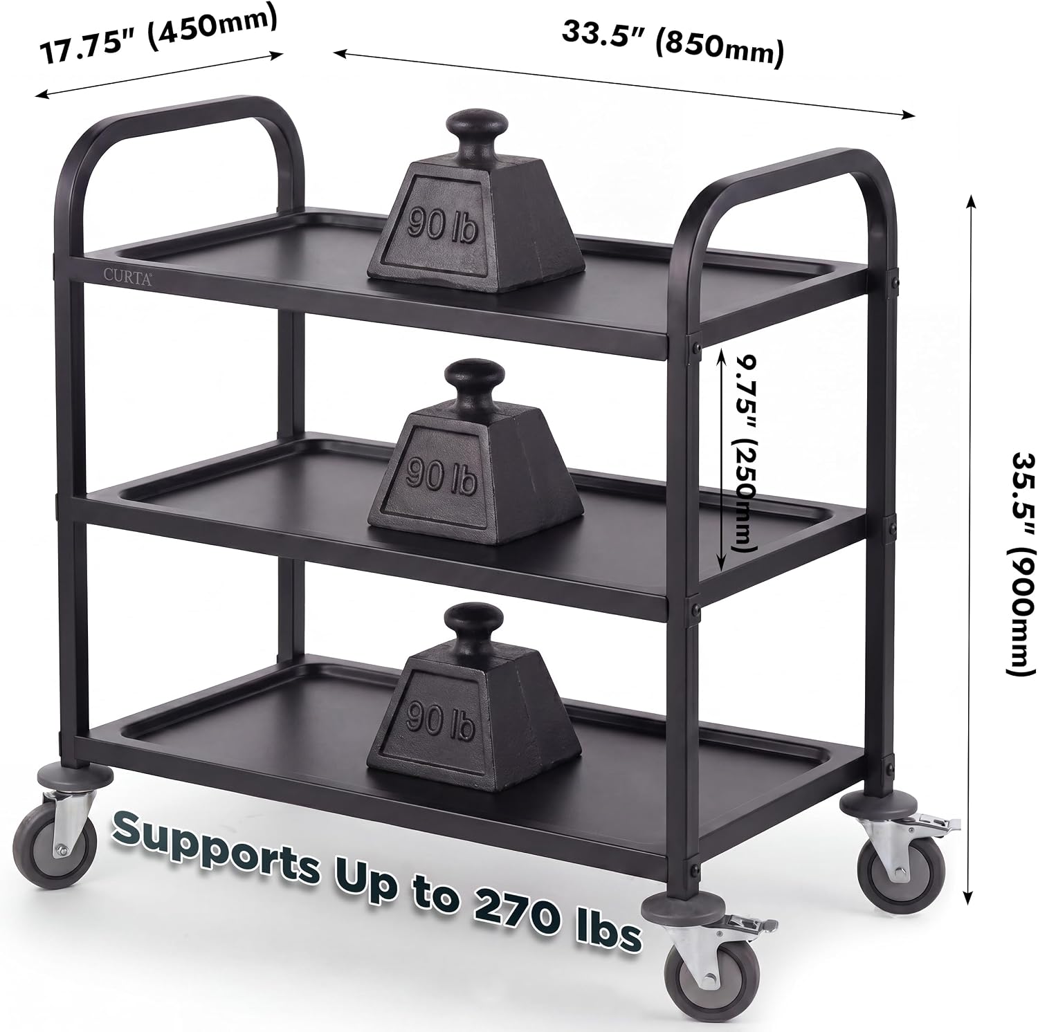 Black Stainless Steel Serving  - Commercial Kitchen On Wheels review and price