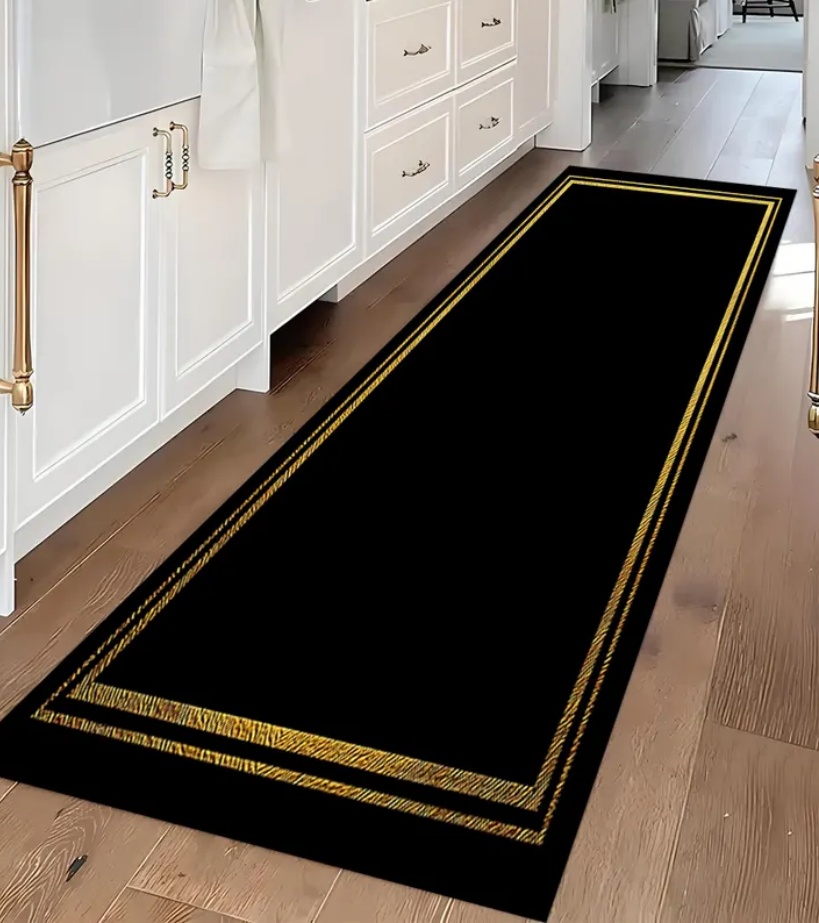 Luxury Black Gold Greek Key Bo - Commercial Kitchen Floor review and price