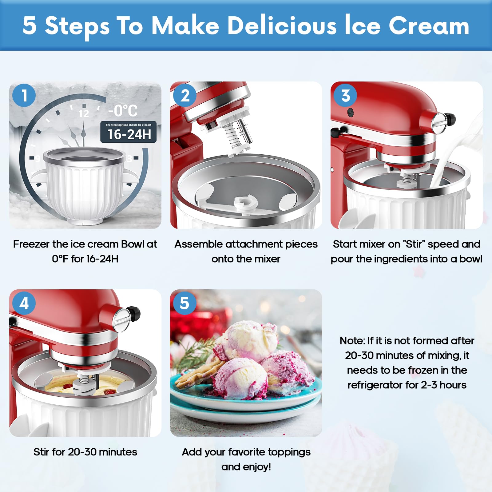 2 Quart Ice Cream Maker Attach - Commercial Kitchen Supplies review and price