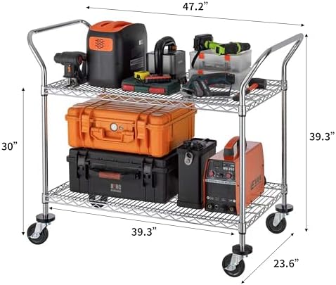 2 Tier Commercial Grade Rollin - Commercial Kitchen On Wheels review and price