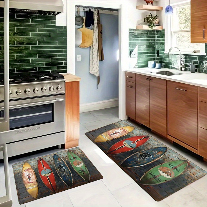 Surfboard Pattern Kitchen Hall - Commercial Kitchen Floor review and price