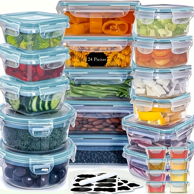 48PCS BPA-Free Food Storage Se - Commercial Kitchen Organization review and price