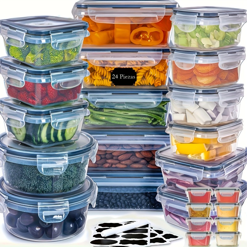 48PCS BPA-Free Food Storage Se - Commercial Kitchen Organization review and price