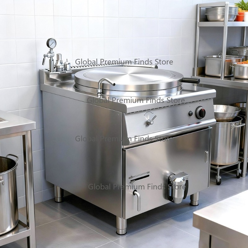 Commercial G-as Soup Pot Jacke - Commercial Kitchen Kettle review and price