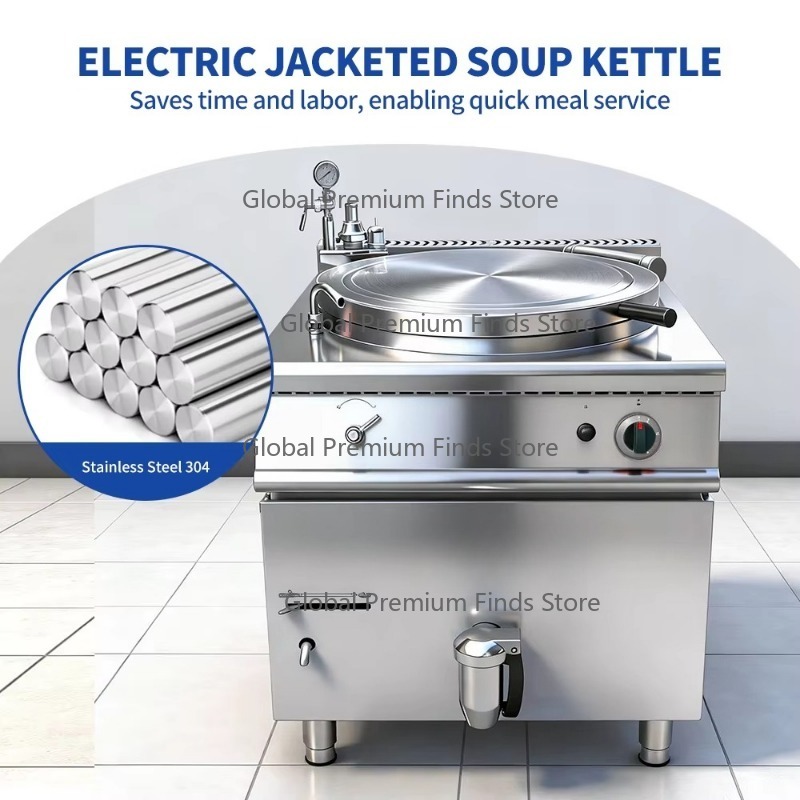 Commercial G-as Soup Pot Jacke - Commercial Kitchen Kettle review and price