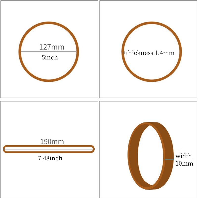 Large Rubber Bands 10 Pcs Long - Commercial Kitchen Items review and price